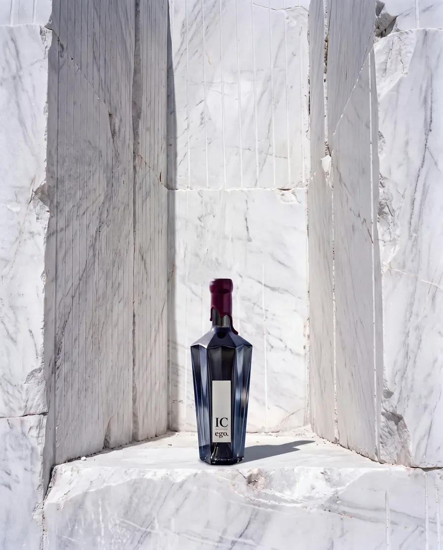 Bottle · volcanic beach