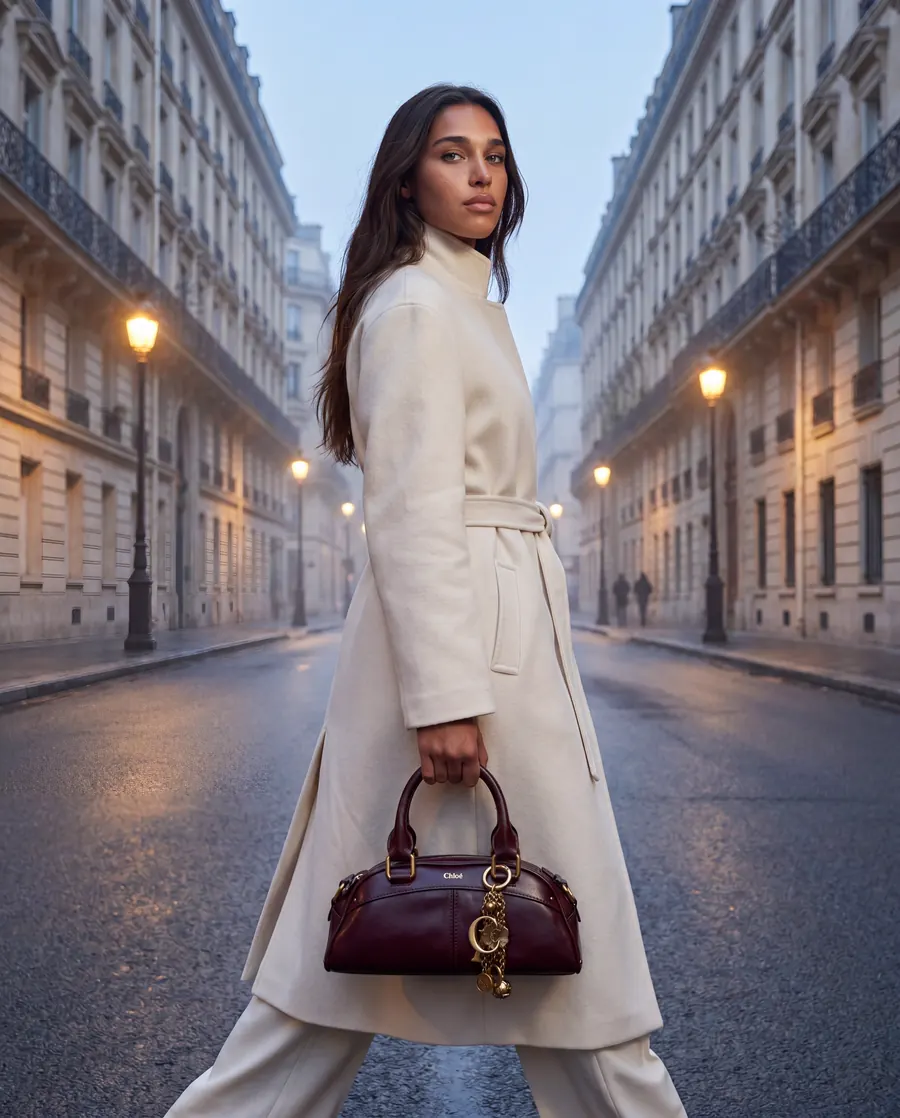 Long coat, empty street